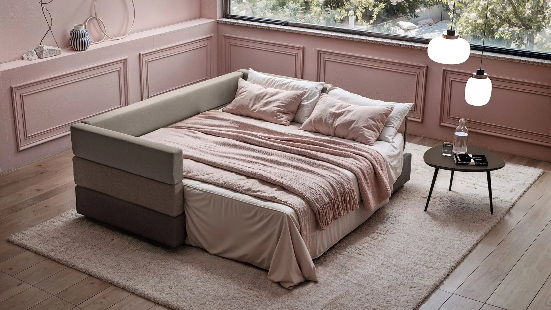 Tarek sofa with ready-made double bed