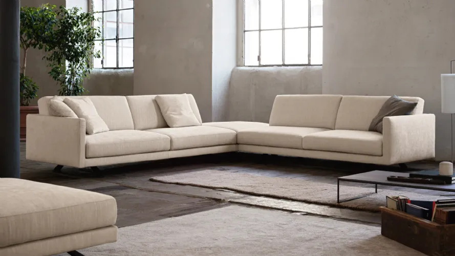 Corner sofa in fabric Bart.