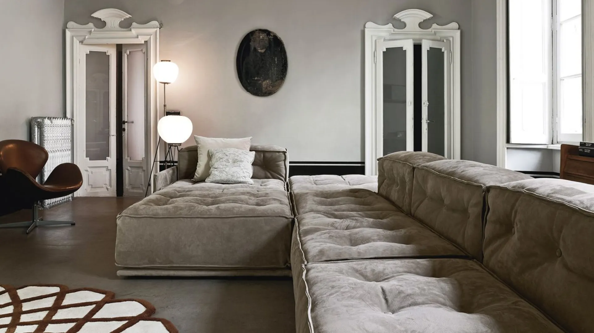 modular leather sofa Glamour