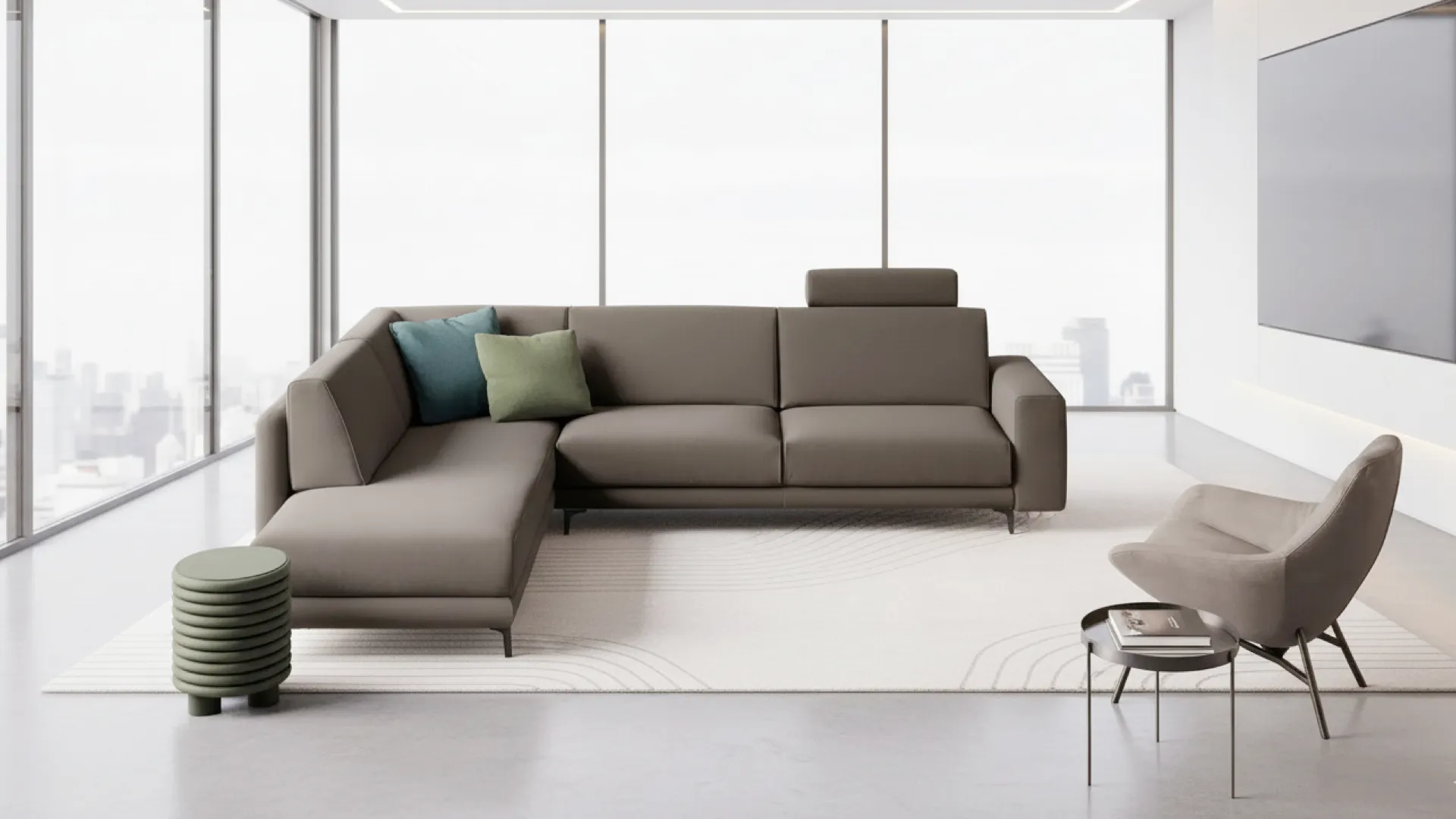 taupe sofa